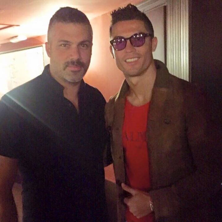 Fares Karam and Cristiano Ronaldo in Morocco